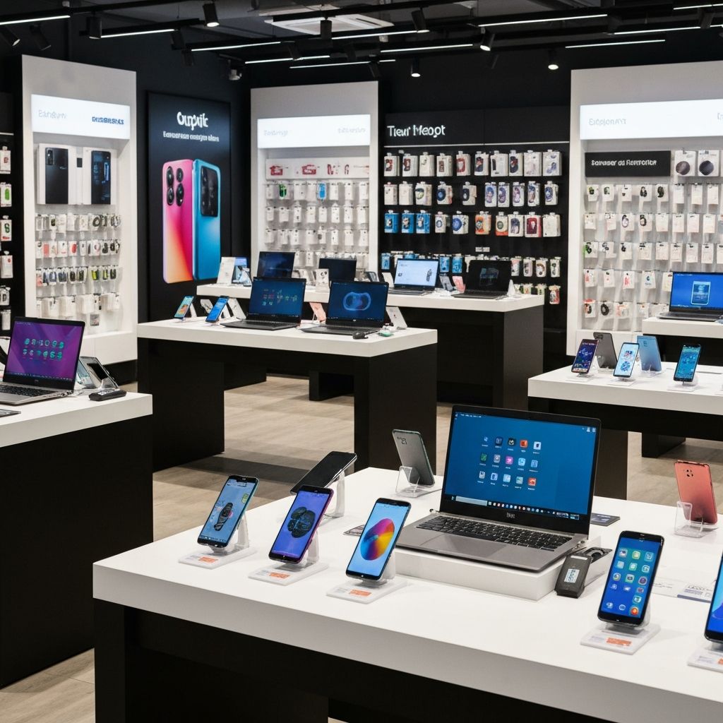 محلات الإلكترونيات والتقنية