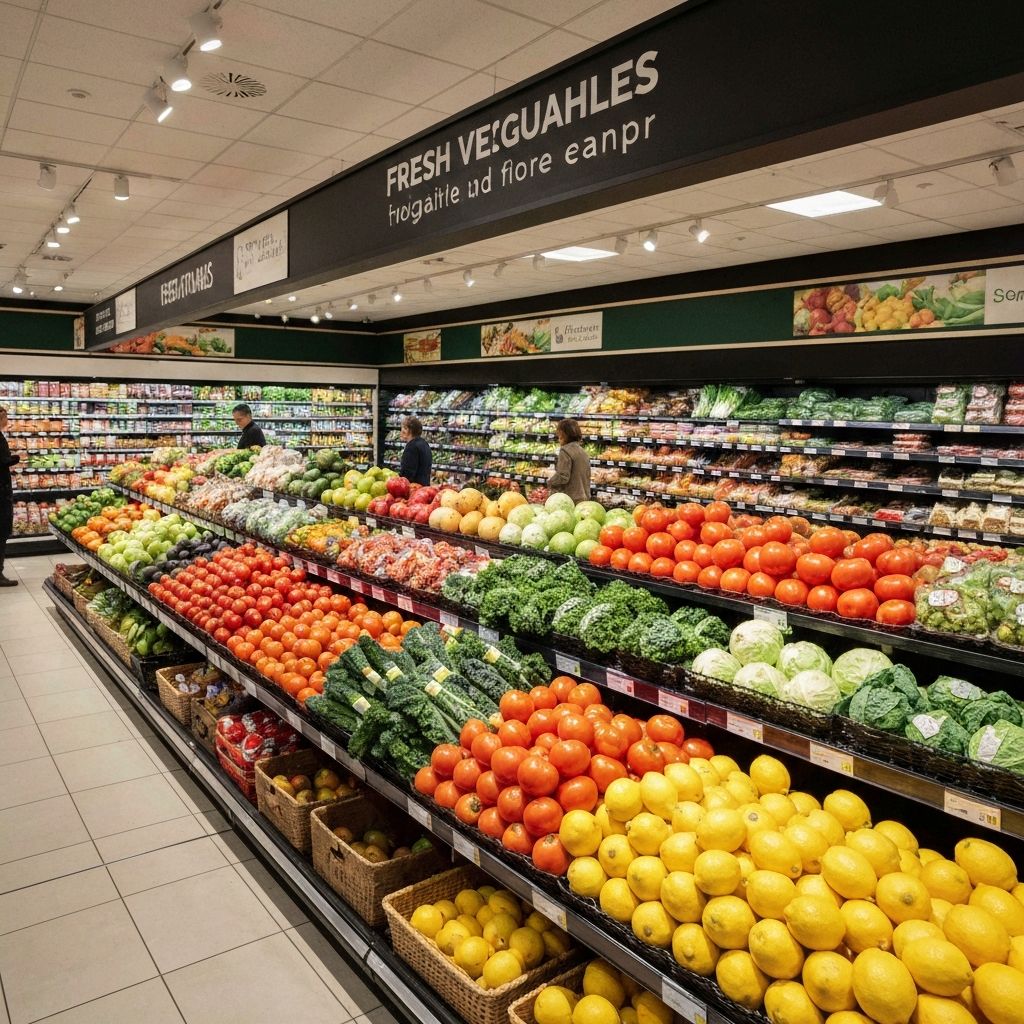 محلات المواد الغذائية